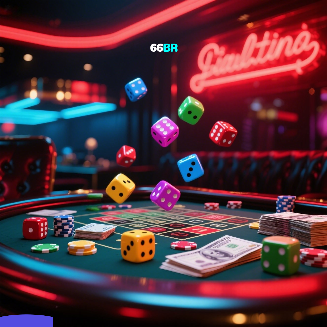66BR：Jogue blackjack, slots e aposte ao vivo no futebol, tudo no mesmo cassino!