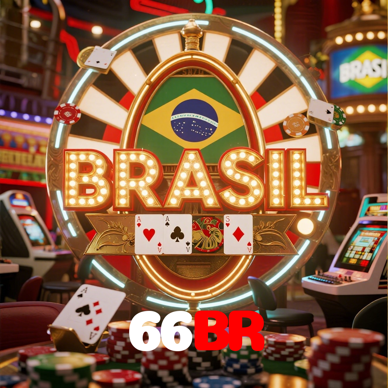 66BR:Aposte nas roletas e mostre que a sorte está com você!